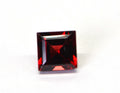 Natural Garnet Princes Diamond Cut 5 mm Facet Cabochon Pointed Back