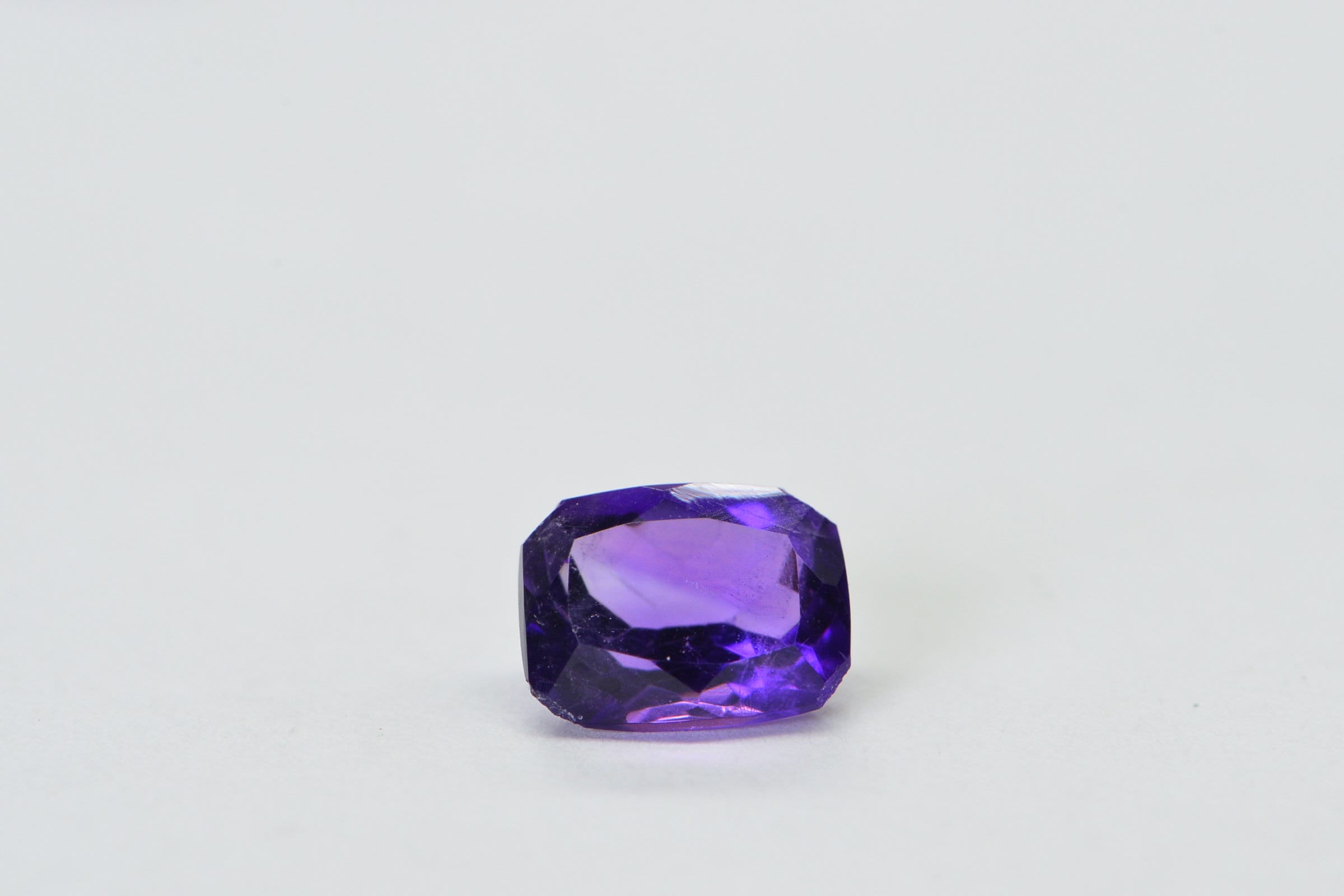 8X6 Natural Amethyst emerald cut cabochon loose gemstone Octagonal Shape Amethyst