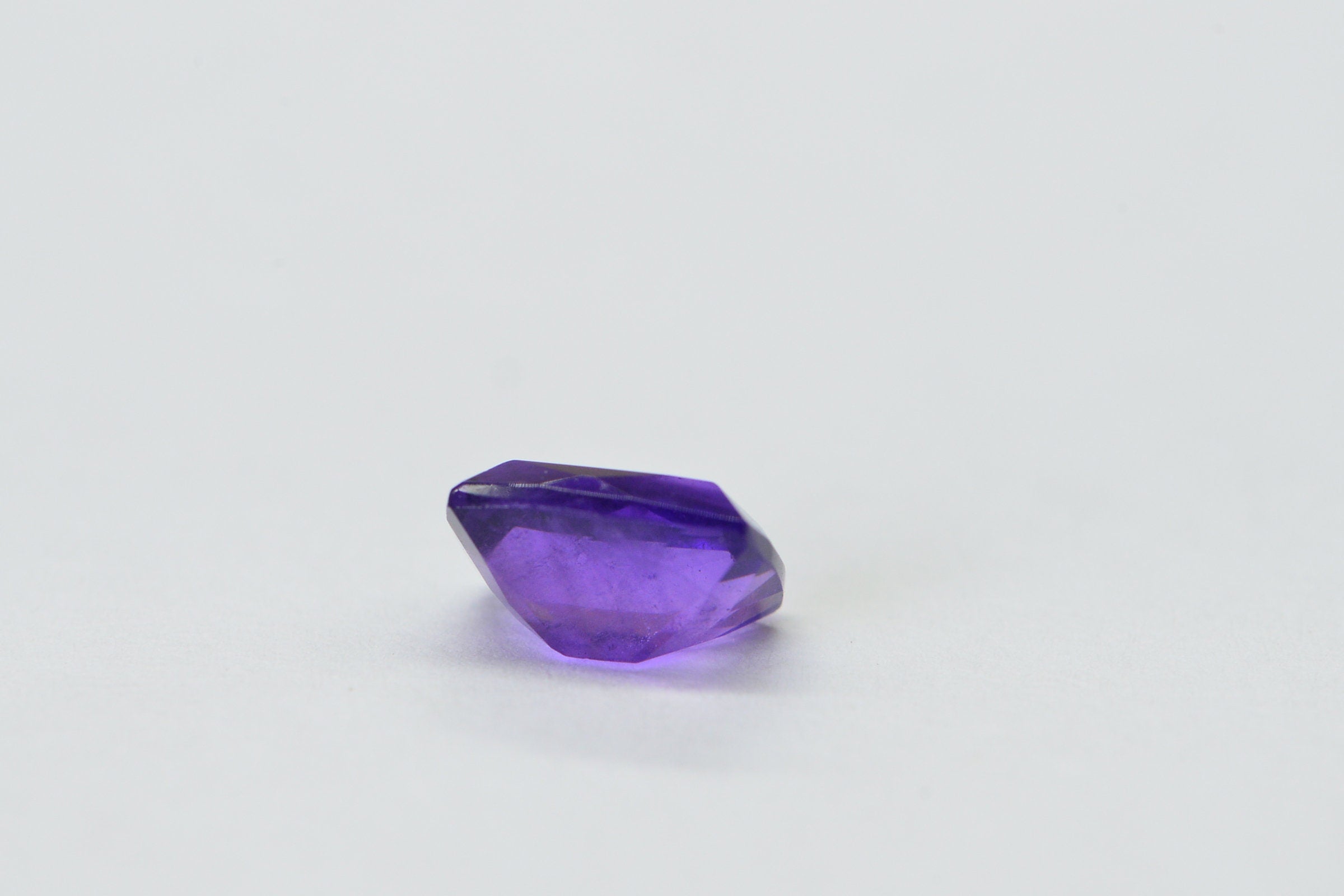 8X6 Natural Amethyst emerald cut cabochon loose gemstone Octagonal Shape Amethyst