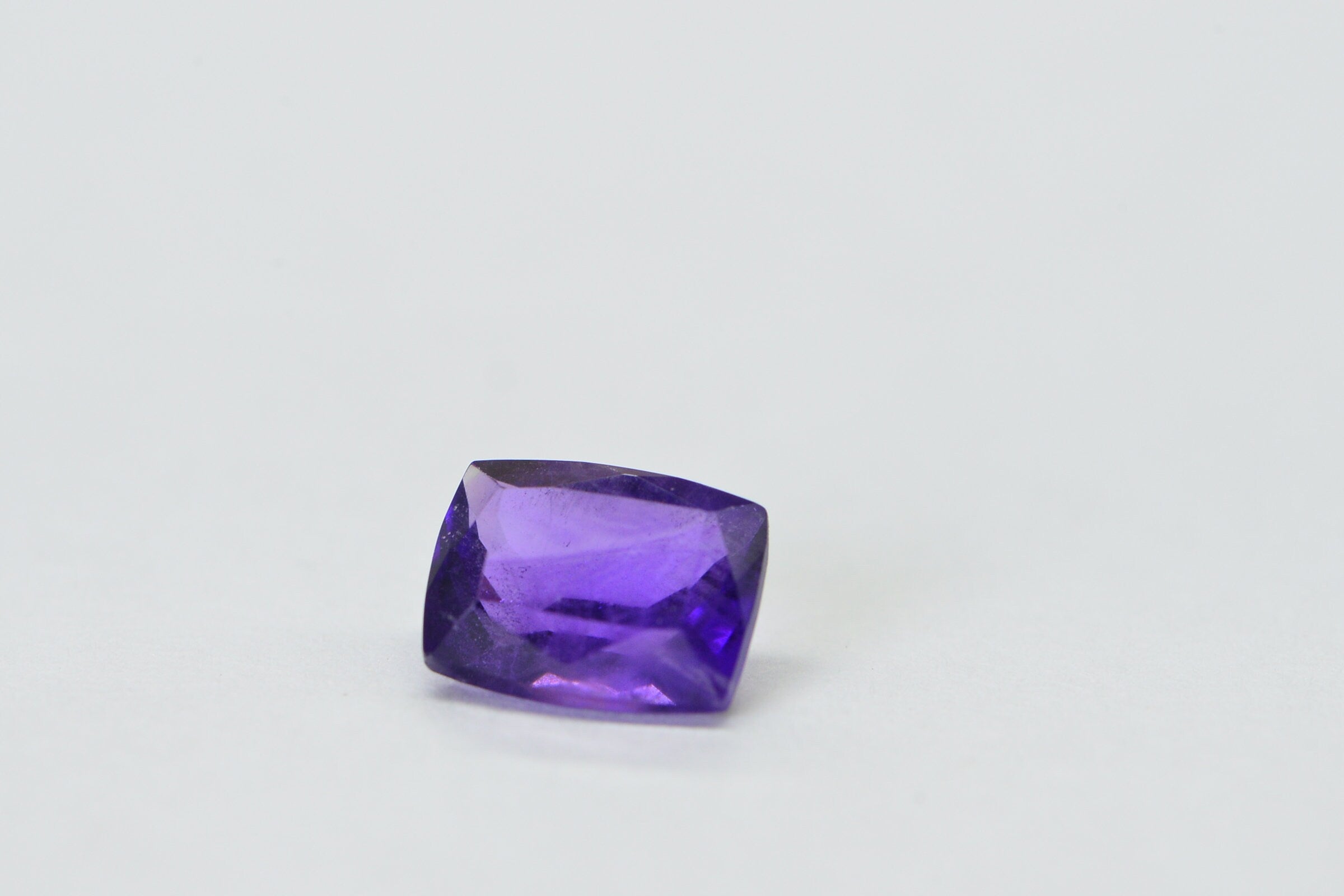 8X6 Natural Amethyst emerald cut cabochon loose gemstone Octagonal Shape Amethyst