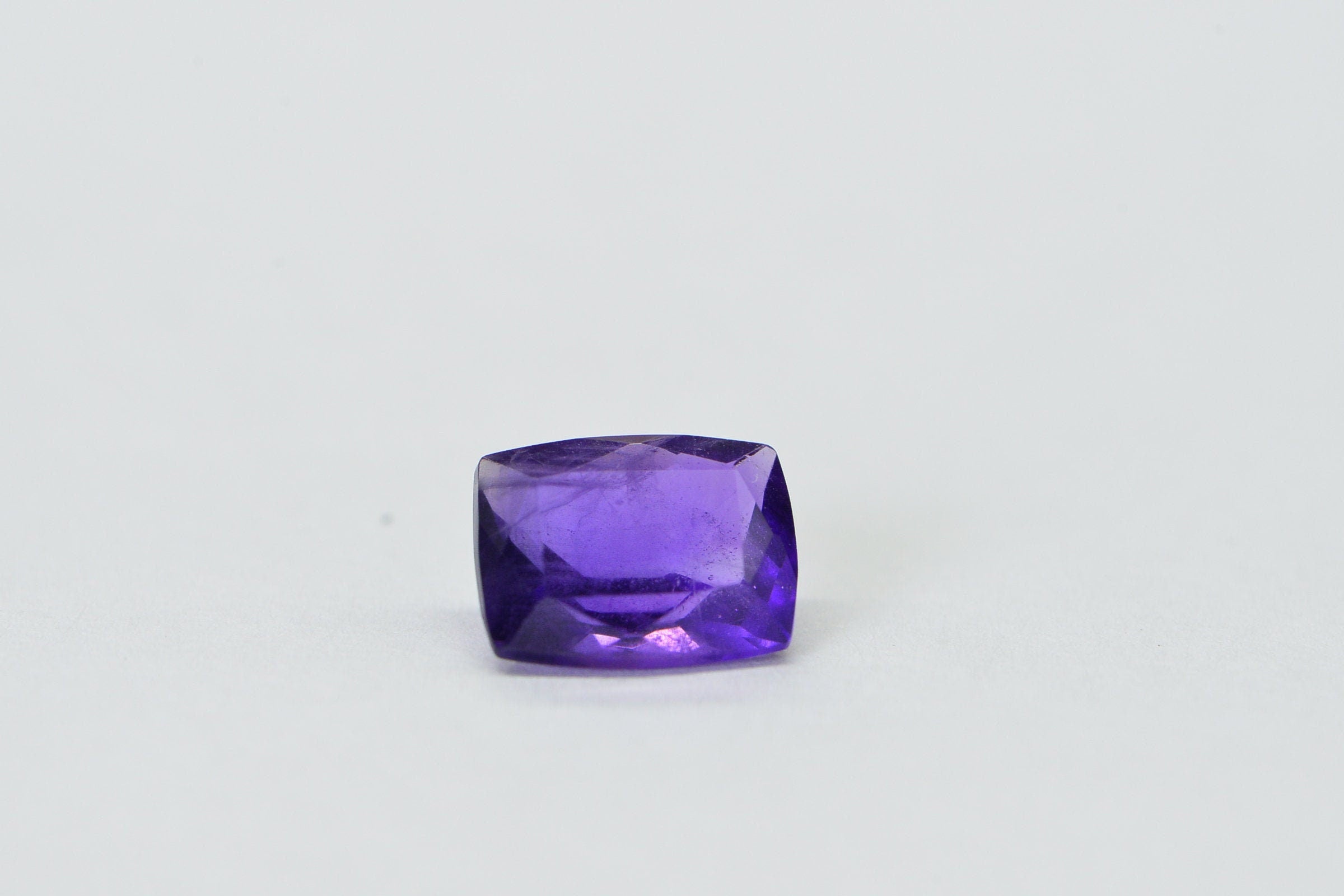 8X6 Natural Amethyst emerald cut cabochon loose gemstone Octagonal Shape Amethyst