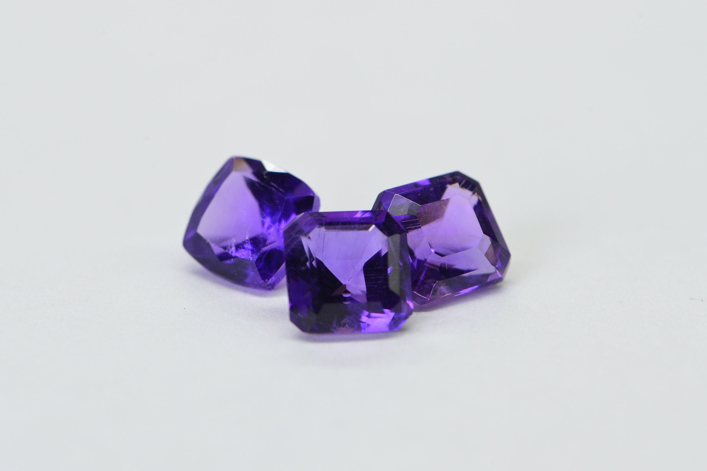 5mm Natural Amethyst Cushion cut cabochon loose gemstone