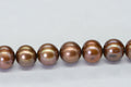 Brown Gold Freshwater Pearl 8 mm Potato  Pearl Jewelry Making Supplies