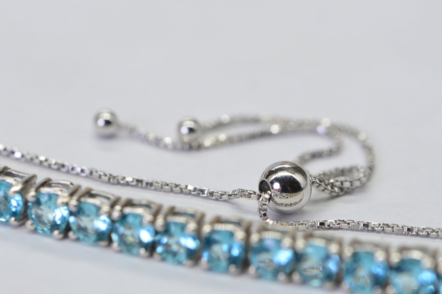 Malgache Neon Apatite Bracelet: Sterling Silver Bolo Tennis Bracelet