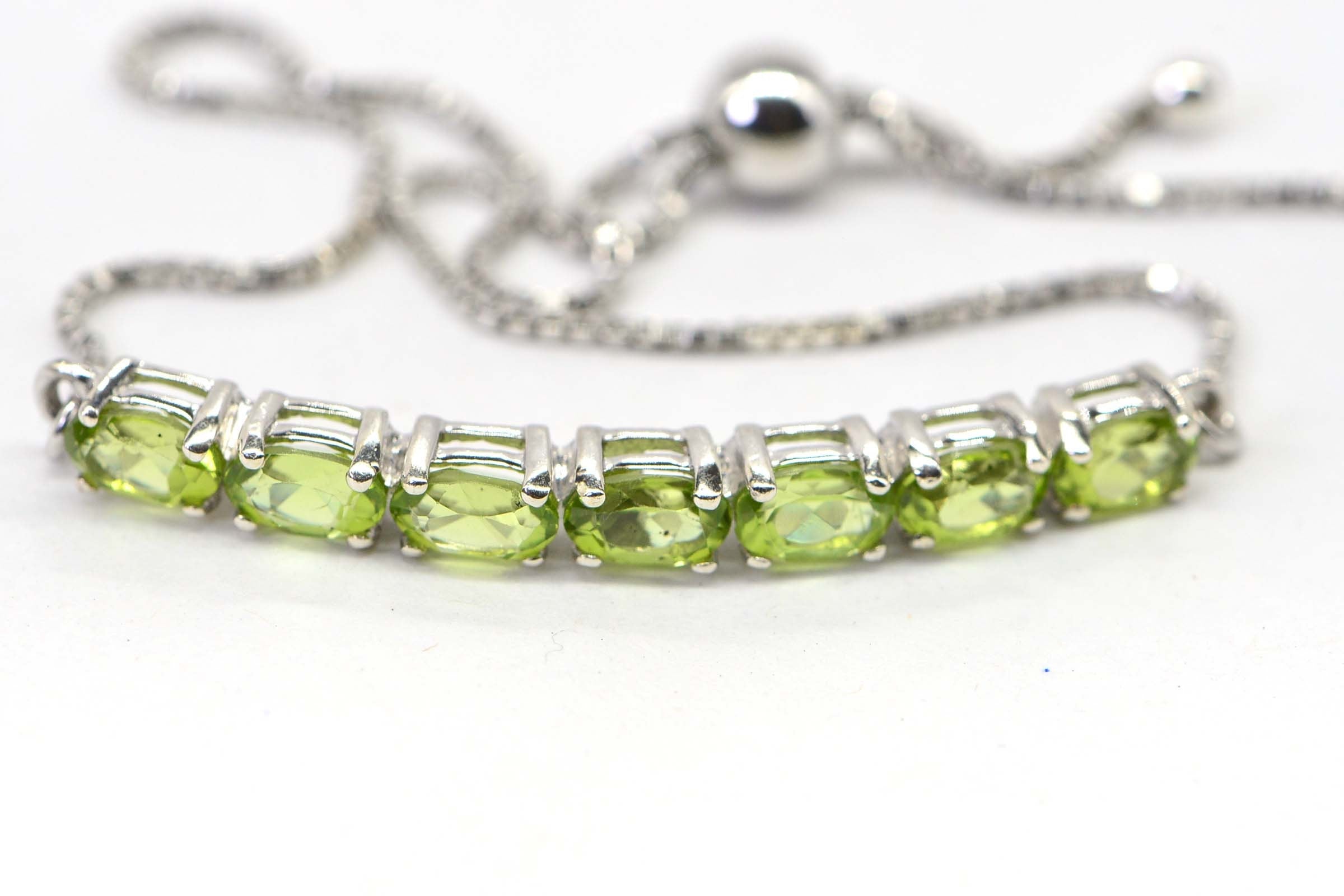 Handmade Garnet Sterling Silver Bolo Bracelet: Adjustable Gemstone Bar