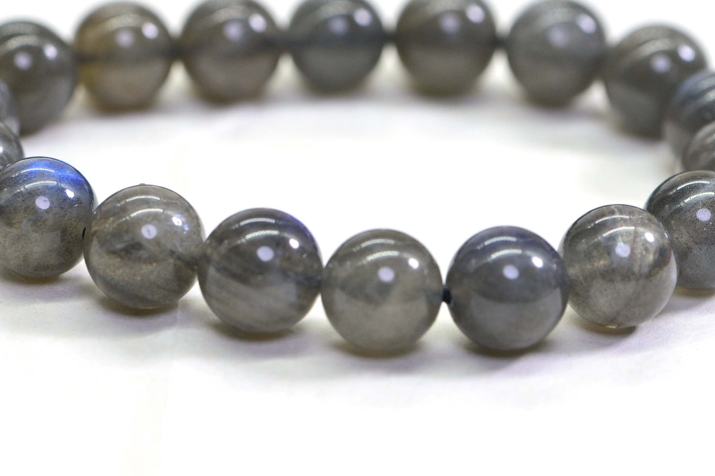 10mm Labradorite Bracelet Blue Flash Crystal healing Bracelet