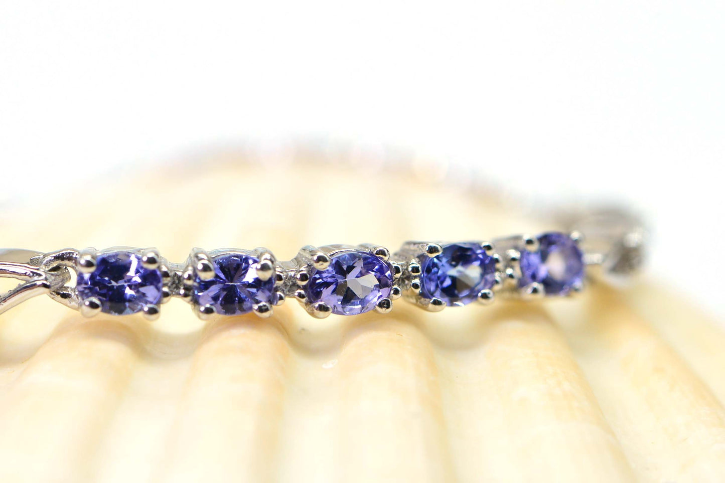 Tanzanite Bracelet  Bolo Adjusted Bracelet in Platinum Over 925 Sterling Silver