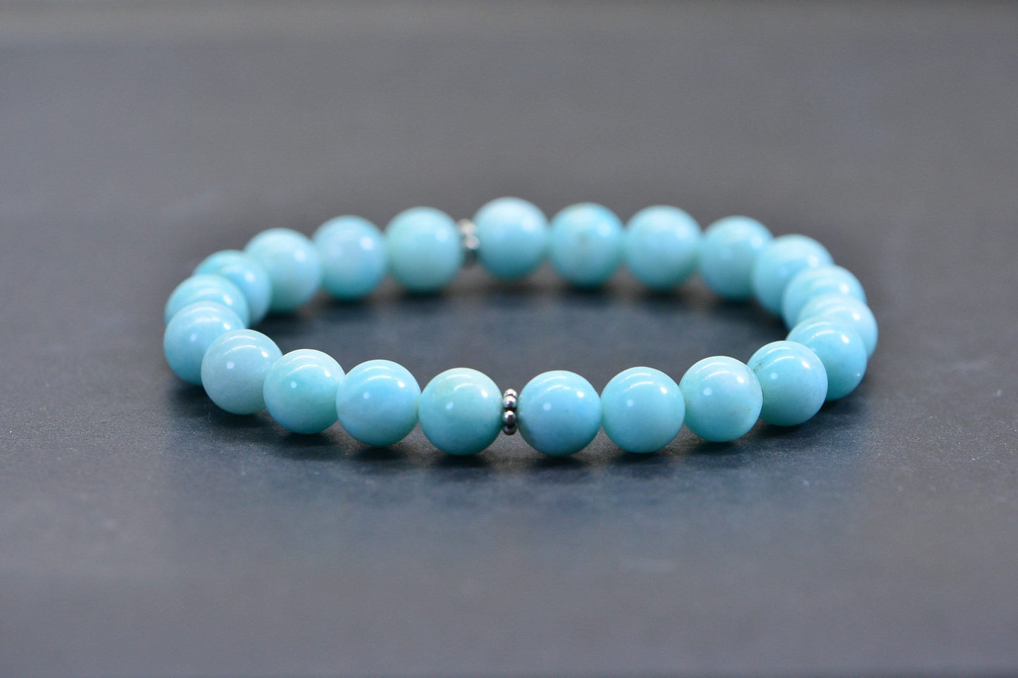 Amazinite Healing Crystal  8mm Beaded Bracelet Gemstone Bracelet