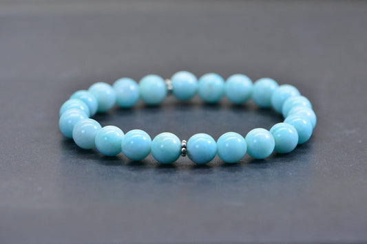 Amazinite Healing Crystal  8mm Beaded Bracelet Gemstone Bracelet