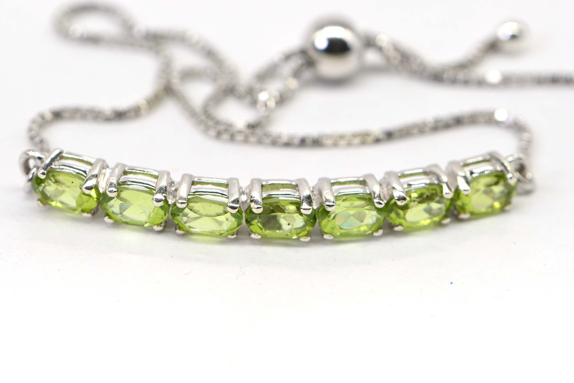 Handmade Garnet Sterling Silver Bolo Bracelet: Adjustable Gemstone Bar