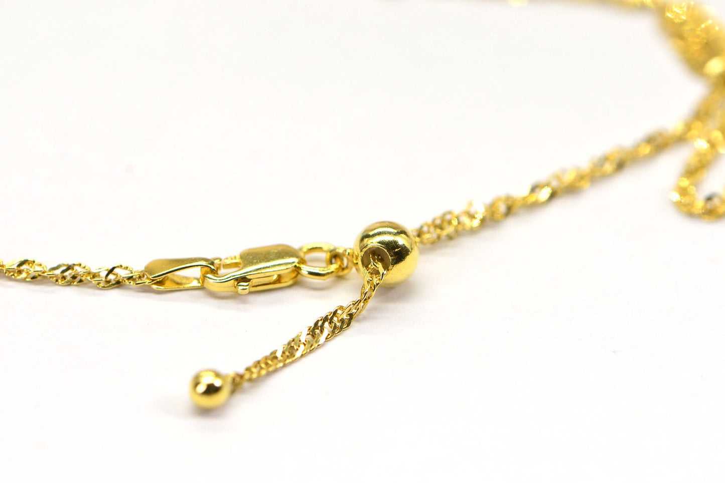 South Sea Golden Pearl Necklace, Halo CZ Pendant, 14K Gold Vermeil