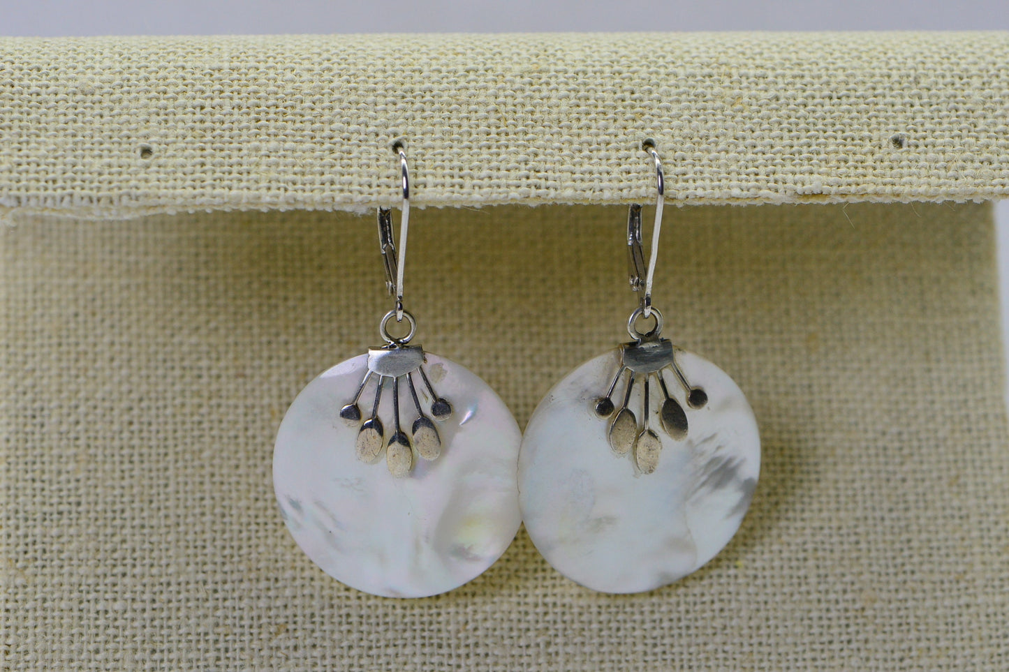 Genuine Shell Earrings Ocean Gift Earrings Sterling Silver