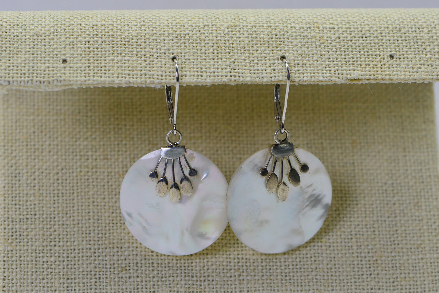 Genuine Shell Earrings Ocean Gift Earrings Sterling Silver