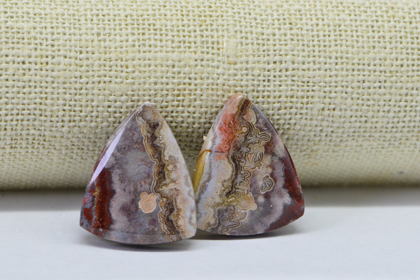 Crazy Lace Agate Cabs: Freeform Gemstone Cabochons, Jewelry Supplies