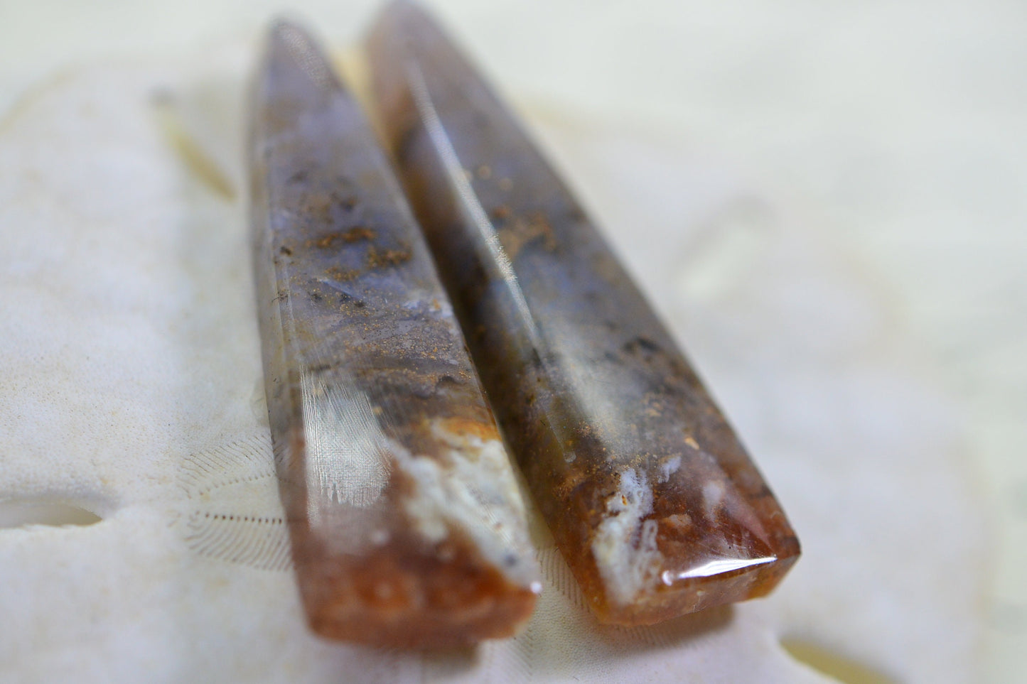 Ocean Jasper Cabochons: Teardrop Triangle Gemstone Jewelry Supplies