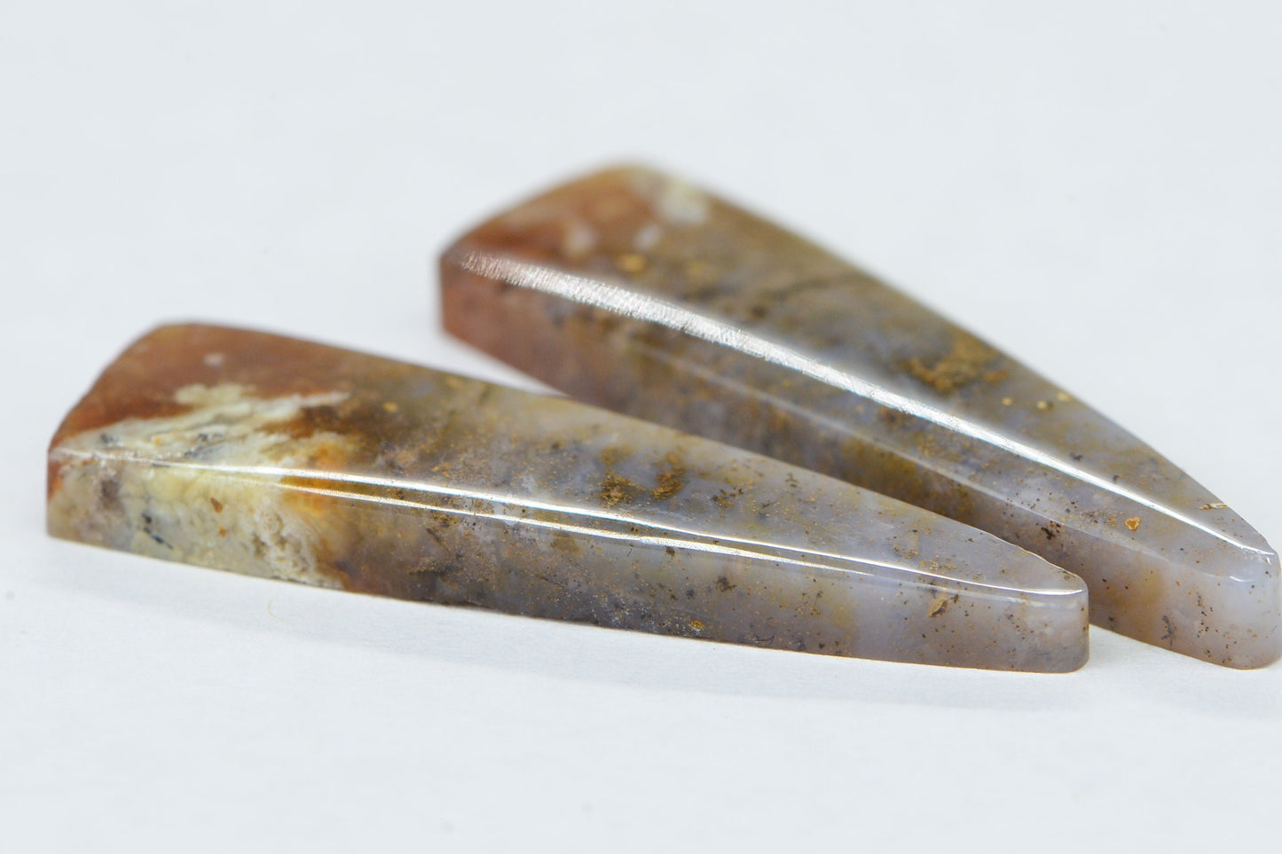 Ocean Jasper Cabochons: Teardrop Triangle Gemstone Jewelry Supplies