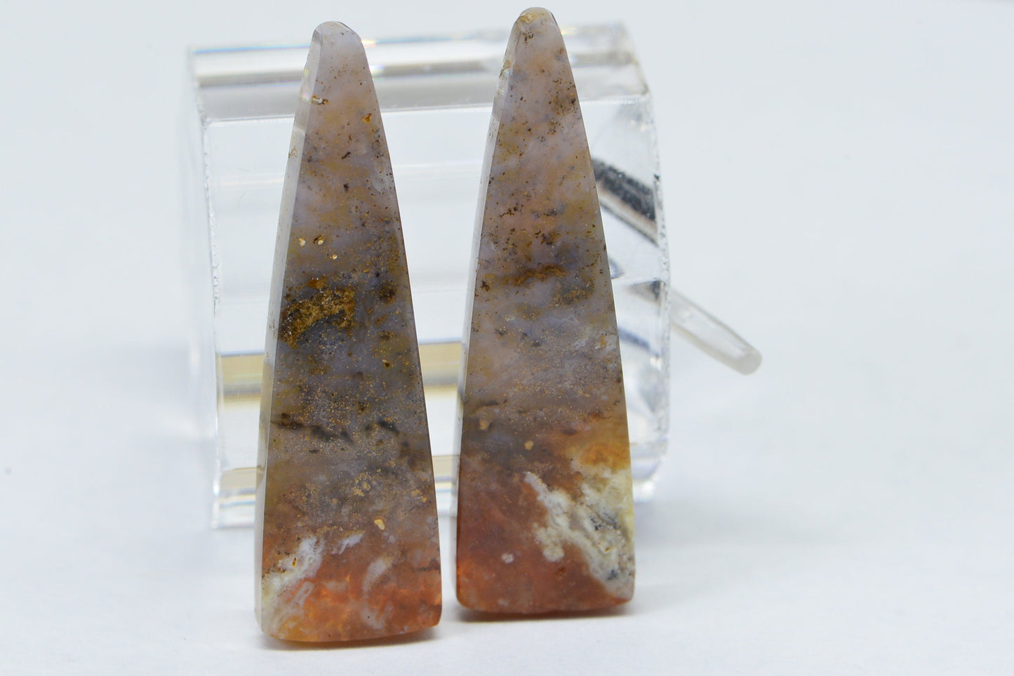 Ocean Jasper Cabochons: Teardrop Triangle Gemstone Jewelry Supplies