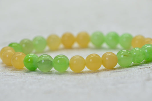Calcite  Beaded Bracelet Gemstone Bracelet Birhtstone March