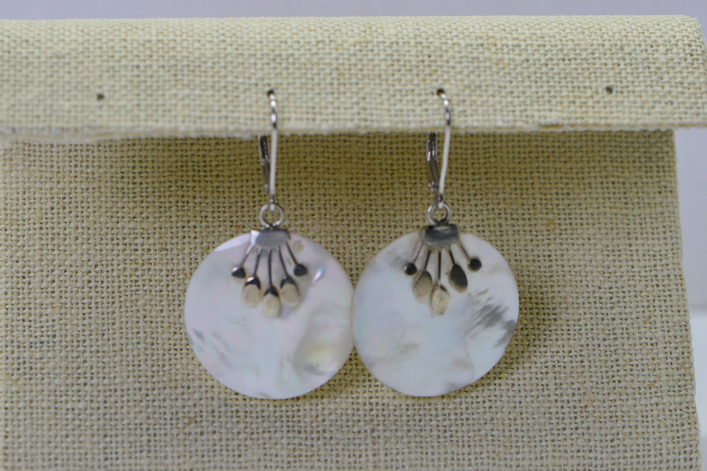Genuine Shell Earrings Ocean Gift Earrings Sterling Silver