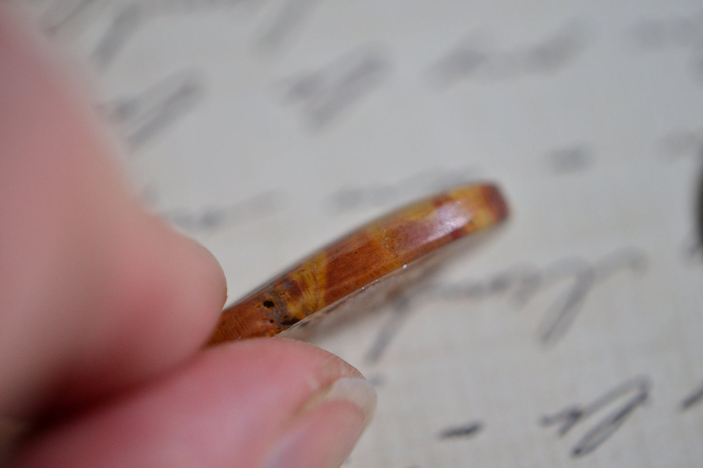 Cherry Creek Jasper Cabochon: Freeform Gemstone for Ring or Pendant