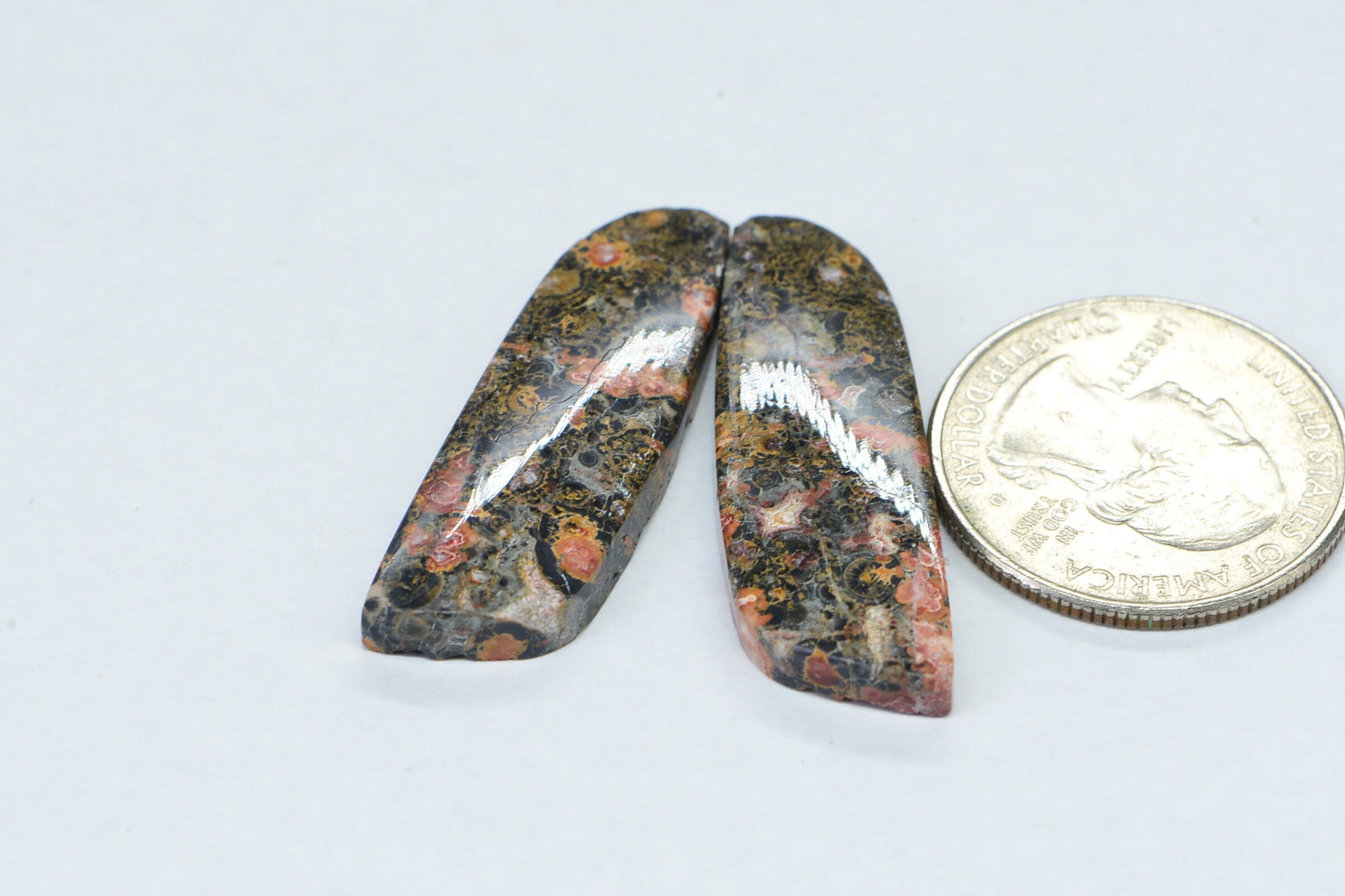 Leopard Skin Jasper Cabochons: Natural Gemstone Jewelry Supplies