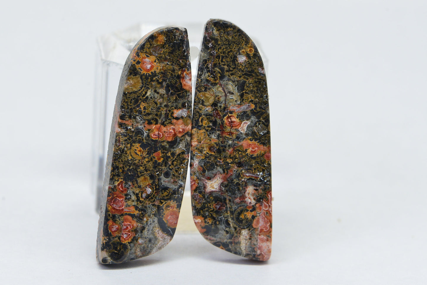 Leopard Skin Jasper Cabochons: Natural Gemstone Jewelry Supplies