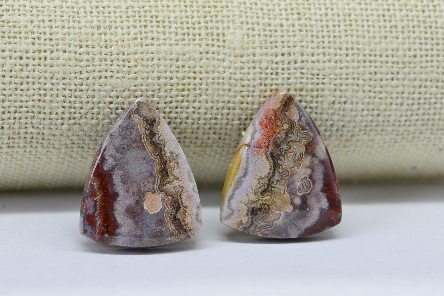 Crazy Lace Agate Cabs: Freeform Gemstone Cabochons, Jewelry Supplies