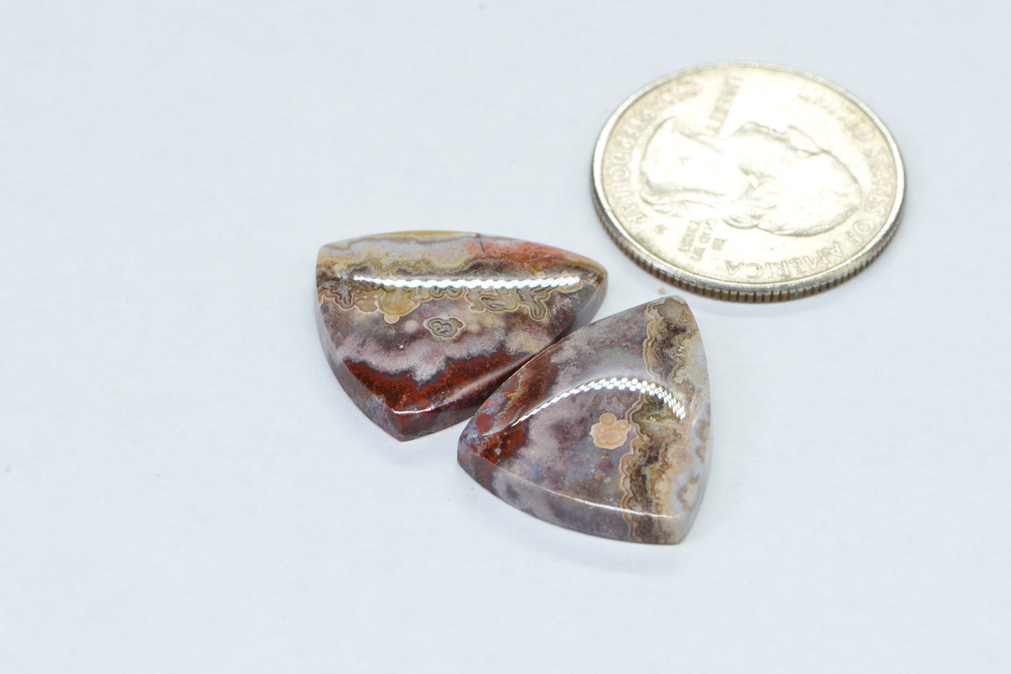 Crazy Lace Agate Cabs: Freeform Gemstone Cabochons, Jewelry Supplies