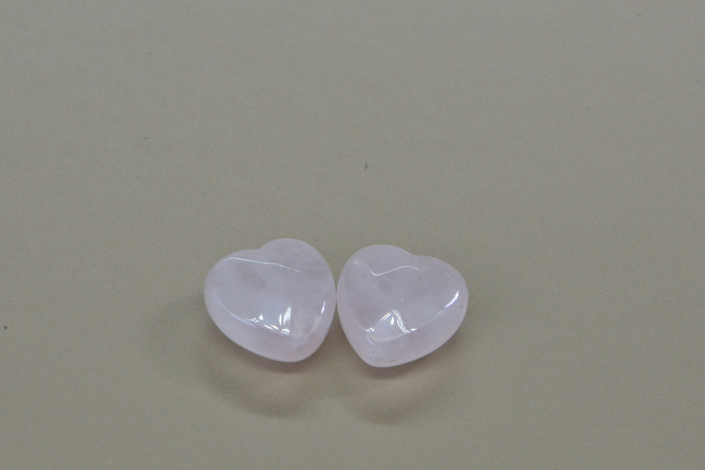 Carved Rose Quartz Heart Beads: Natural Gemstone Jewelry Supplies
