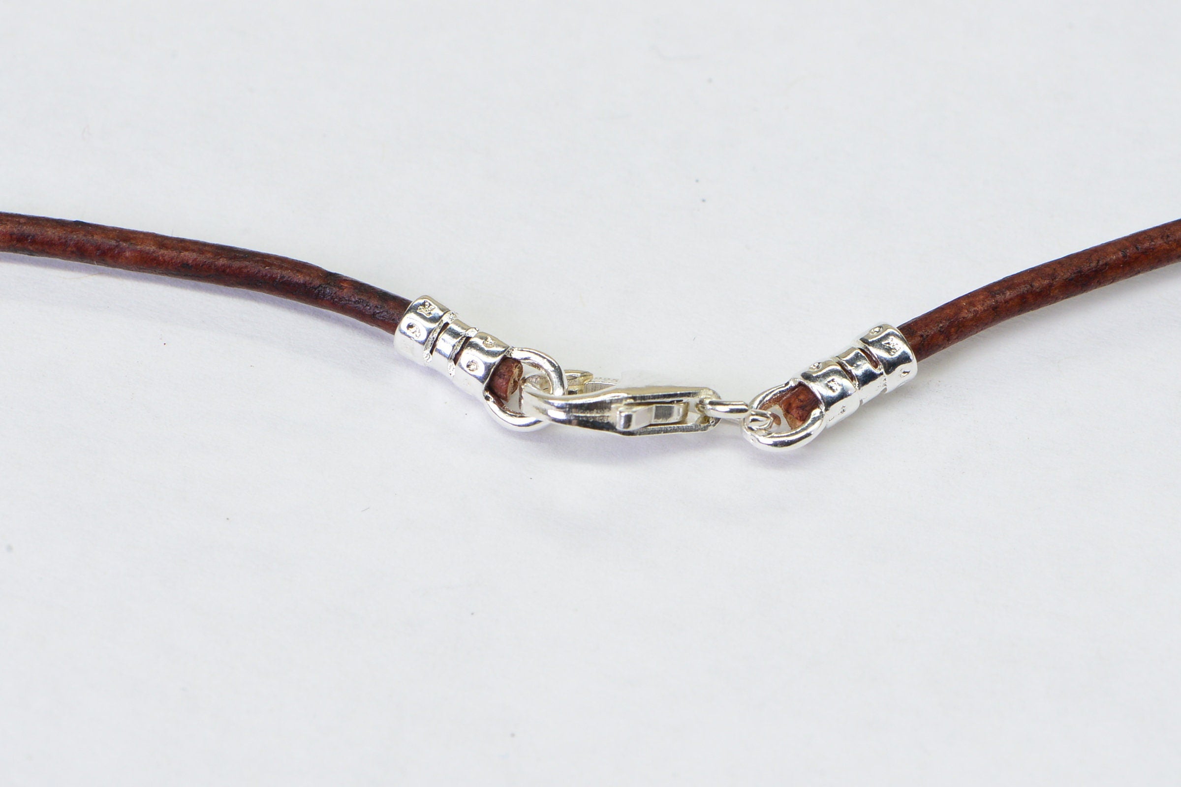Turquoise Choker Necklace Single Large Stone  Kingdom Turquoise On Leather Cord