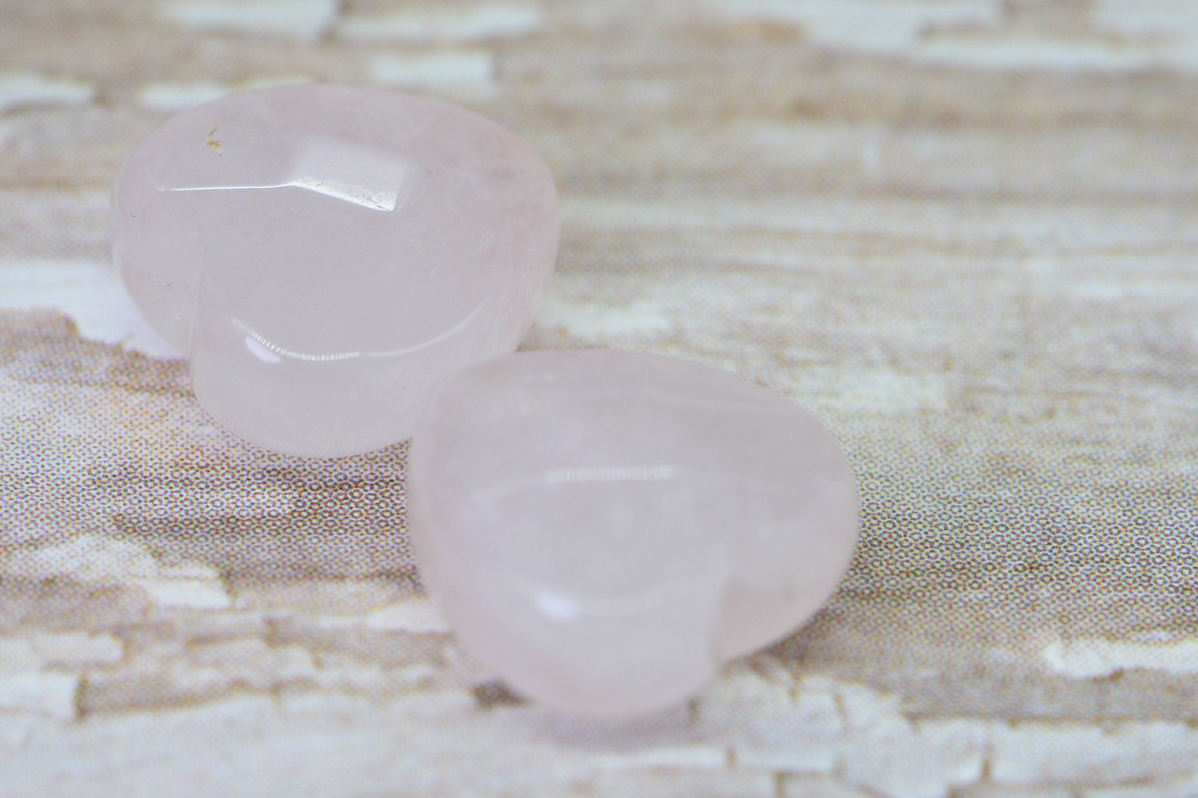 Carved Rose Quartz Heart Beads: Natural Gemstone Jewelry Supplies