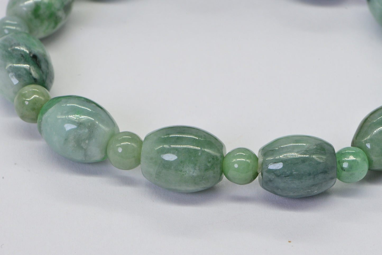 Burmese Jade Bracelet Real Jade Icy Green