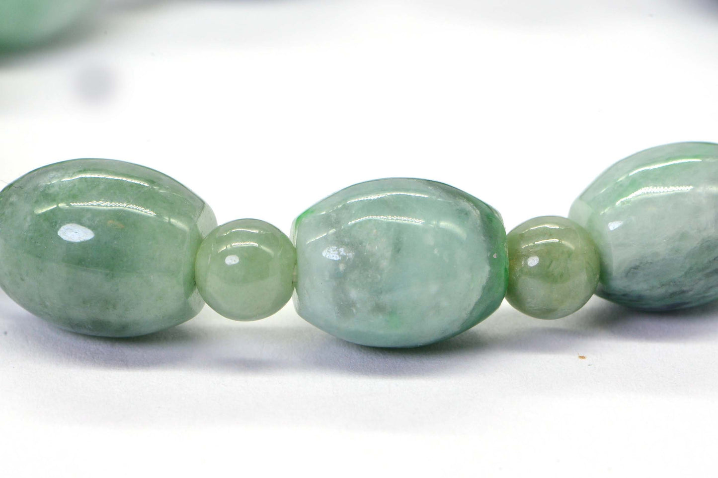 Burmese Jade Bracelet Real Jade Icy Green