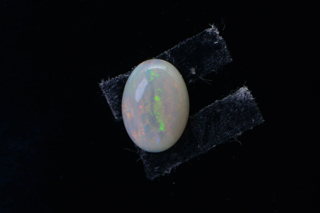Australian White Solid Opal Oval Cabochon 9X7mm Opal for ring earrings