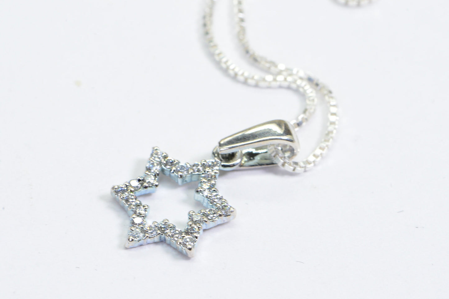 Brilliant Star Pendant Sterling silver Tiny pendant