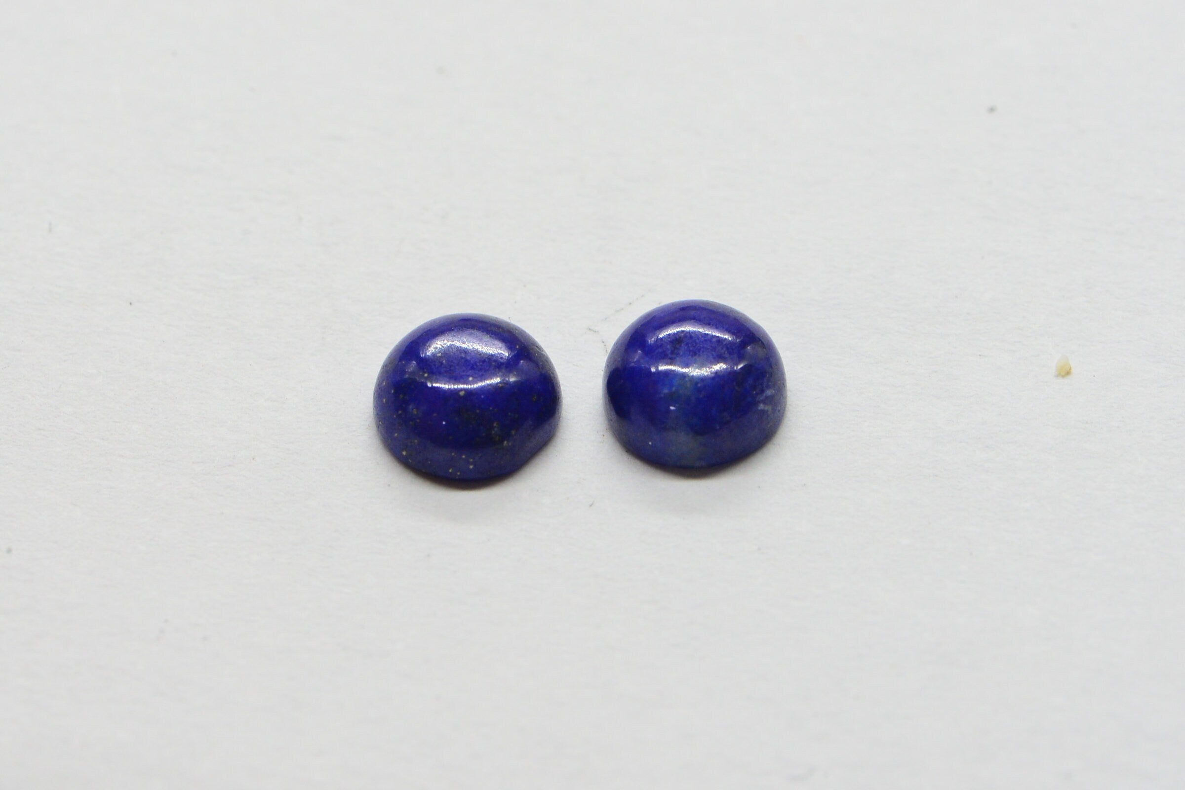 6mm Lapis Lazuli Cabochon: Hand Cut Natural Gemstone