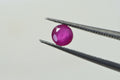 4mm Round Ruby Cabochon: Hand Cut July Birthstone