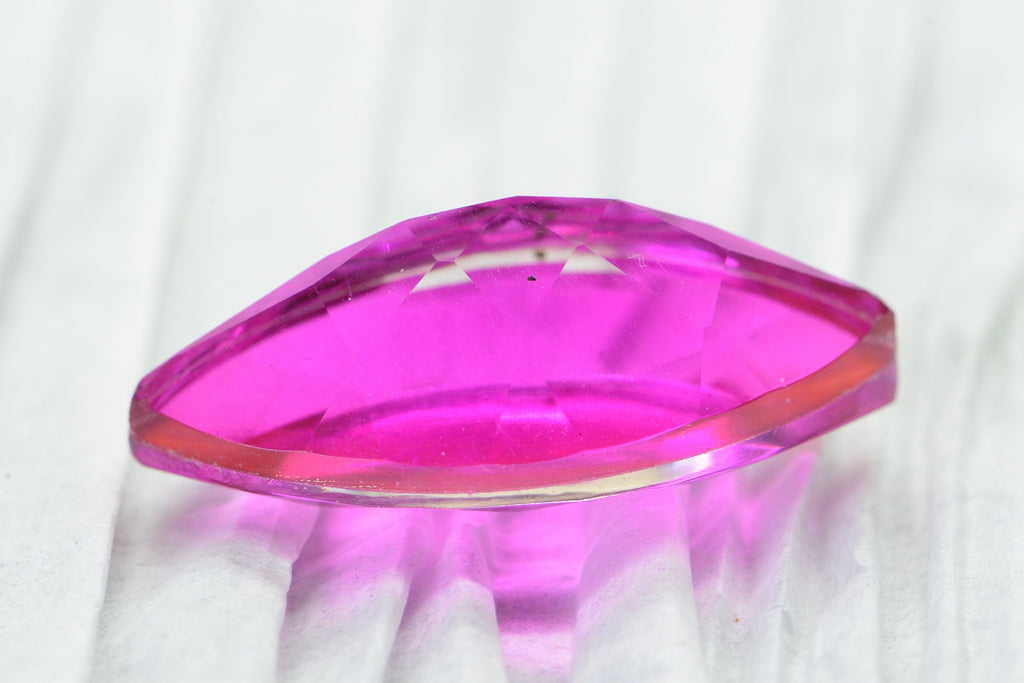 watermelon Tourmaline Doublet Quartz Marquise Cabochon 22mm 11ct Multi Color Gemstone