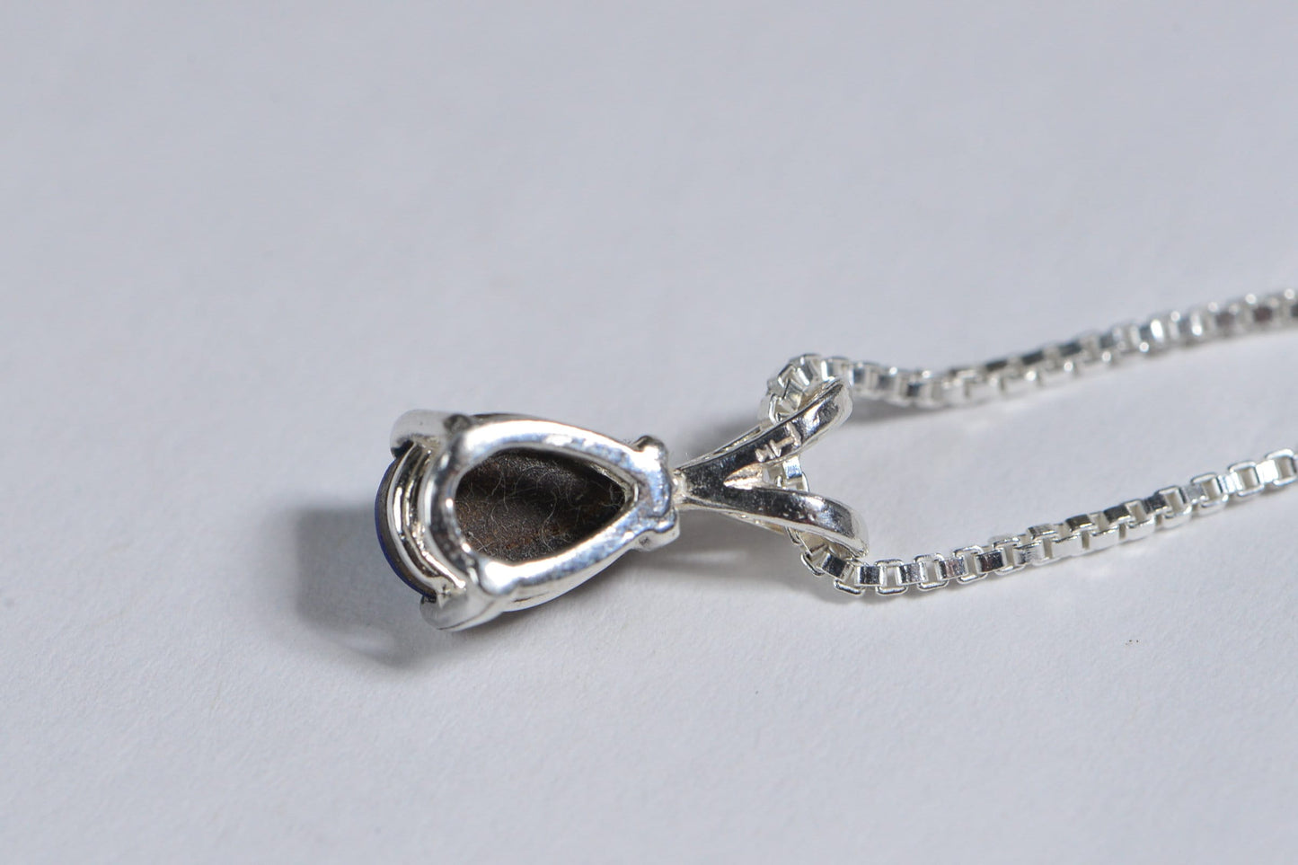 Handmade Australian Black Opal Sterling Silver Pendant: October Birthstone