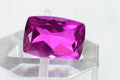 Hot Pink Rubellite Tourmaline Doublet: Emerald Cut Gemstone, 7.75 Carat