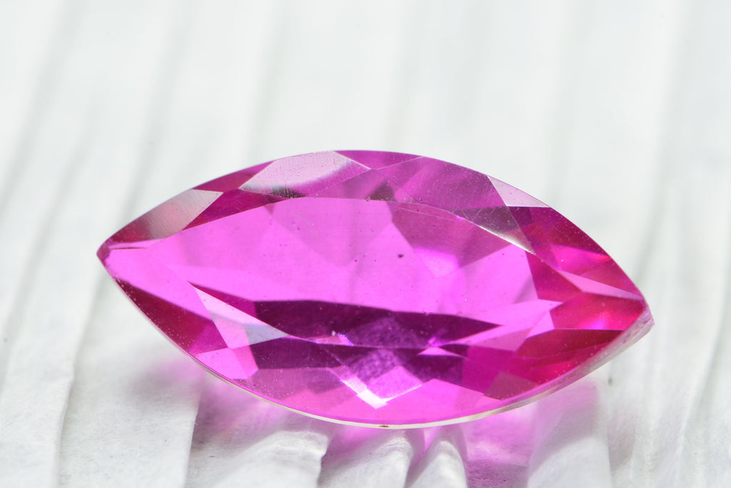 watermelon Tourmaline Doublet Quartz Marquise Cabochon 22mm 11ct Multi Color Gemstone