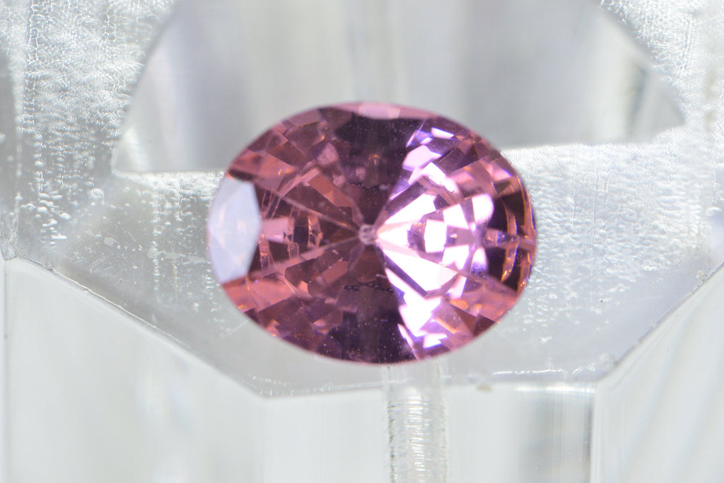 Pink Diamond Oval Faceted Simulated Diamond Brilliant cutting Loose stone for Ring