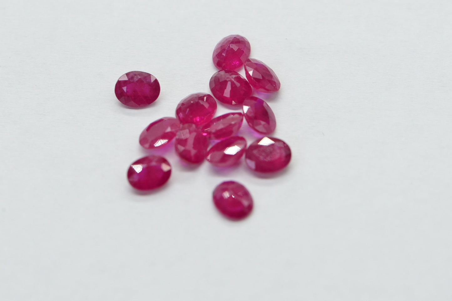 5mm Oval Ruby Cabochon: Faceted July Birthstone