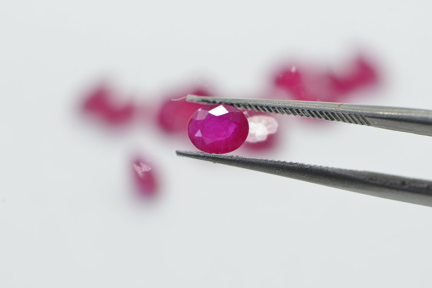 5mm Oval Ruby Cabochon: Faceted July Birthstone