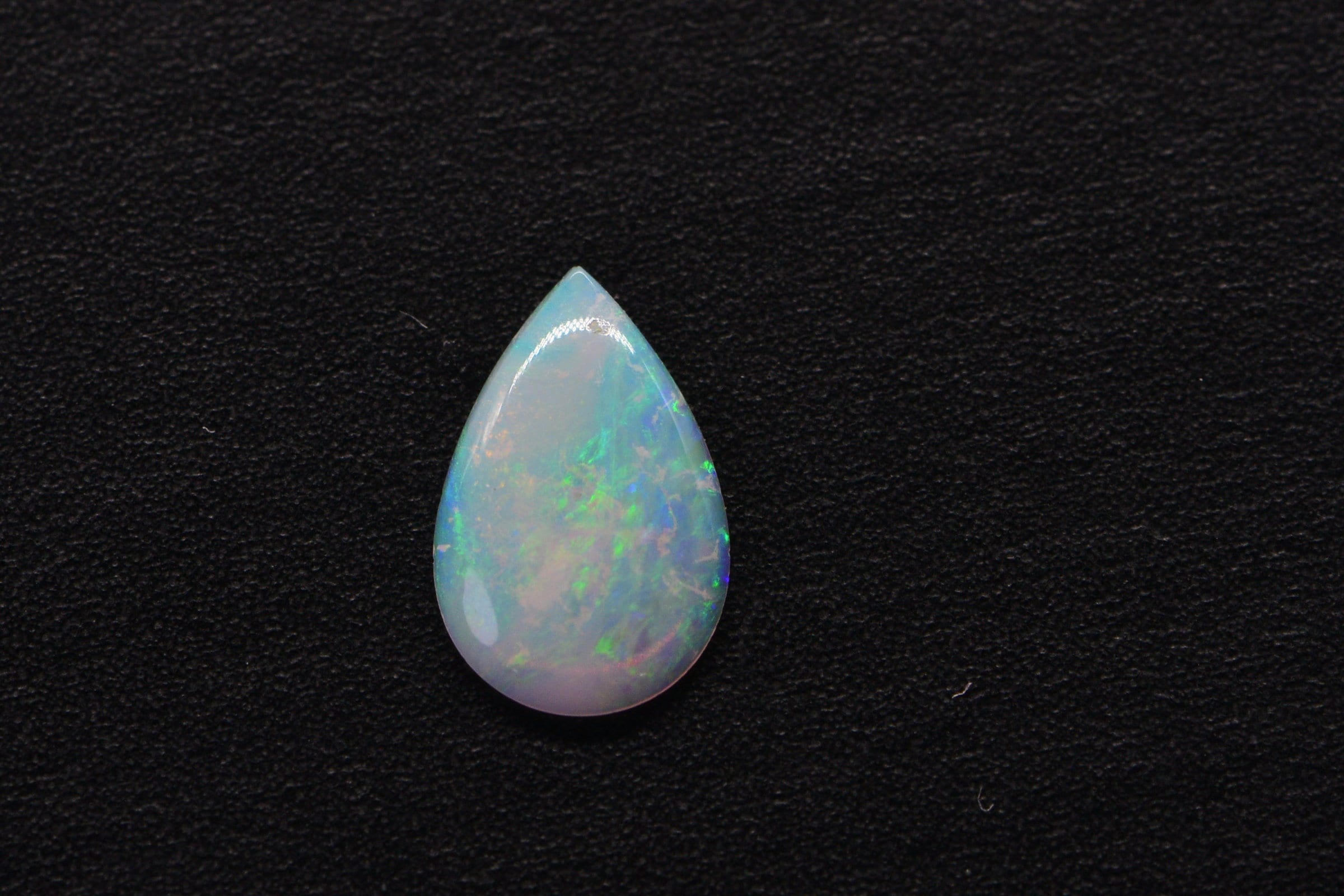 Australian White Solid Opal PEAR Cabochon 9X6mm Opal for ring earrings