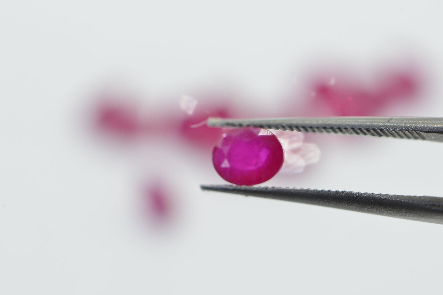 5mm Oval Ruby Cabochon: Faceted July Birthstone