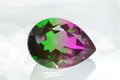 Watermelon Tourmaline Pear gems 17.4X13 mm 12.4ct Multi Color Gemstone