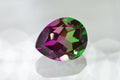 Watermelon Tourmaline Pear Cabochon 17.4X13 mm 12.4ct Multi Color Gemstone