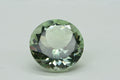 Natural Light Green Amethyst 15mm Round Diamond Cut  Loose Gemstone