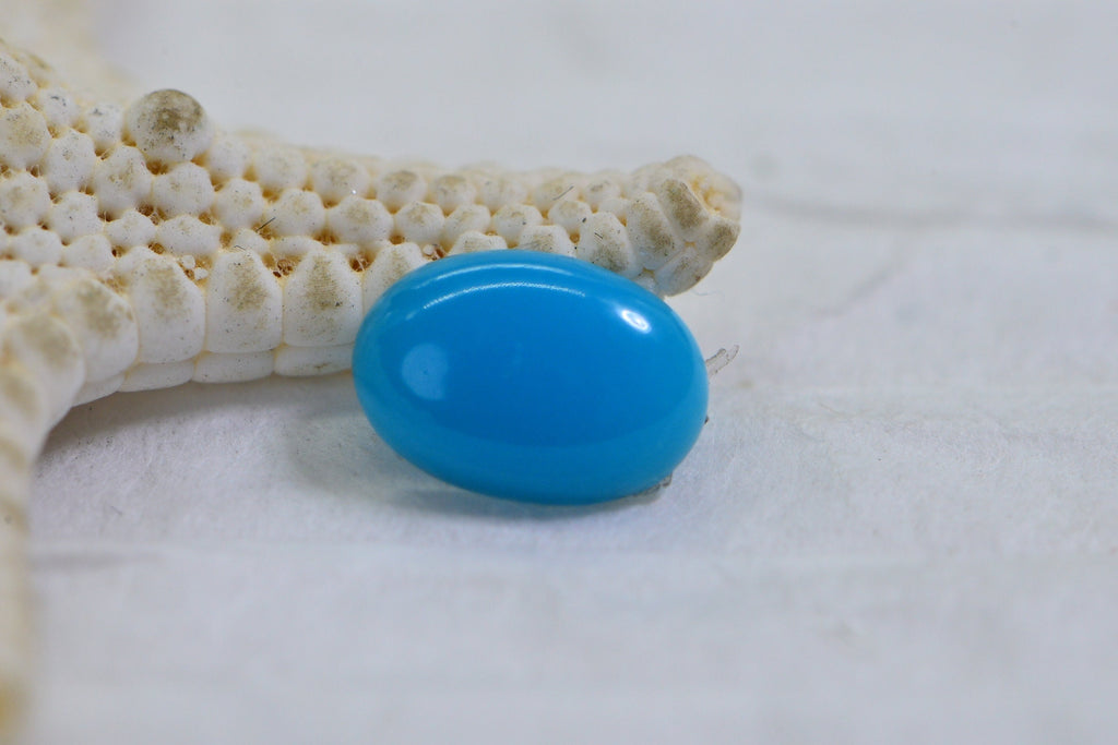 Sleeping Beauty Turquoise 7X5X1.8mm Natural Gemstone Cabochon Turquoise Jewelry Supplies